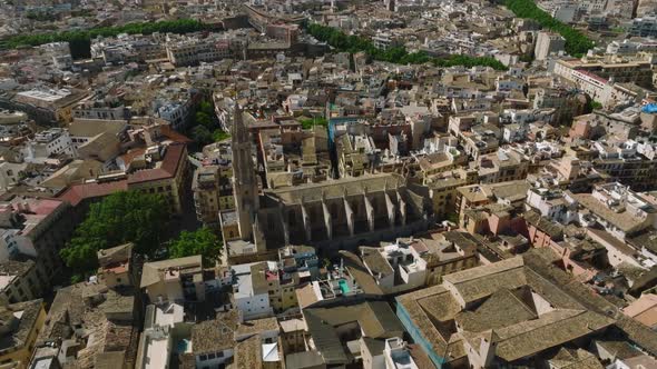 Gothic Medieval Cathedral of Palma De Mallorca in Spain