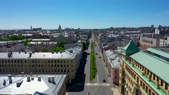 Saint-Petersburg. Drone. View from a height. City. Architecture. Russia 80