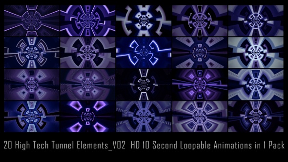 High Tech Tunnel Elements  V02 alt