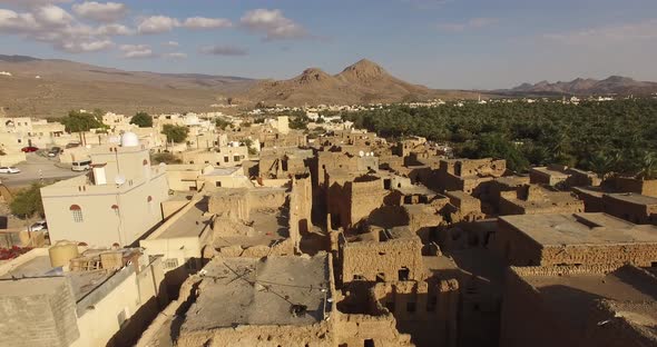 Mystical View of Traditional Middle East Village.