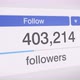 Popular Social Media Followers Counter Bar - VideoHive Item for Sale