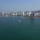 The Seaport in Big City Cartagena Colombia Aerial View - VideoHive Item for Sale