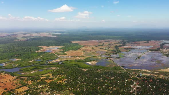 Agricultural Land and Tropical Landscape