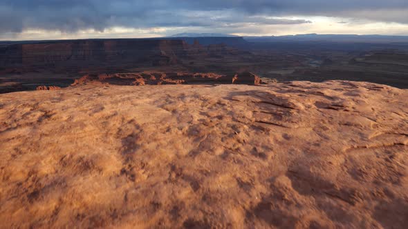 Dead Horse Point State Park, Utah, United States, Going To the Edge of Cliff To See Canyonlands Red