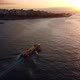 Drone View of a Small Barge at the Port of Piraeus in Athens - VideoHive Item for Sale