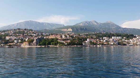 Herceg Novi Ancient Town in Kotor Bay in Montenegro