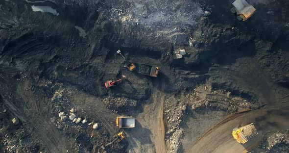 View of Top Coal Mining Quarry