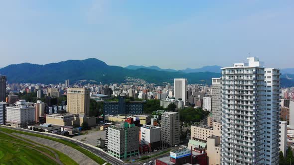 Skyline of Sapporo