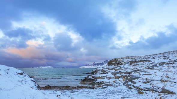 Clouds over the Winter Bay