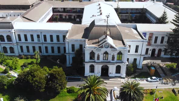 National Maritime Museum, Architecture (Valparaiso, Chile) aerial view