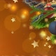 Merry Christmas Balls On Orange Background - VideoHive Item for Sale