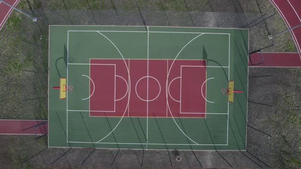 Basketball Court Top View