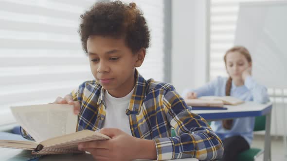 Diverse Classmates in Classroom