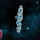 3d animation molecule of hyaluronic acid been separate - VideoHive Item for Sale