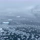 fog over brash ice on water - VideoHive Item for Sale