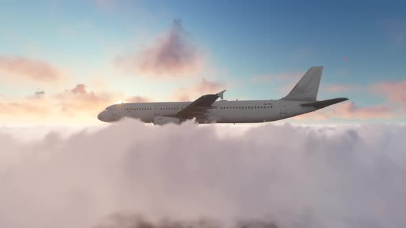 Aircraft on High Clouds alt