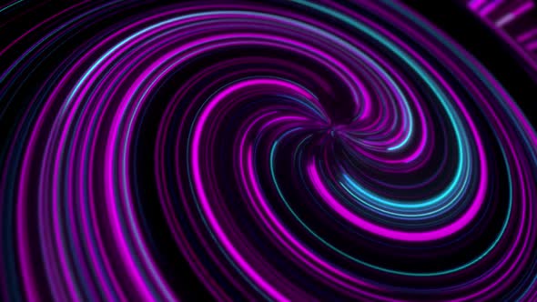 Neon dark spiral