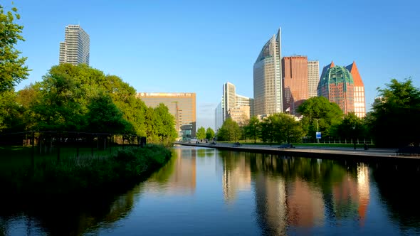 Skyscrapers in The Hague, Netherlands