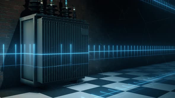 Transformer The Equipment Used To Raise Or Lower Voltage, High Voltage Power Station 4k alt