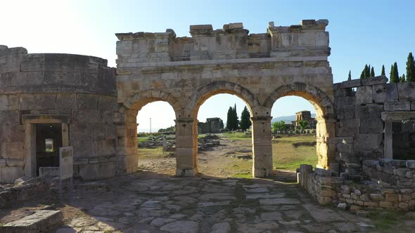 Ancient ruins of Hierapolis.