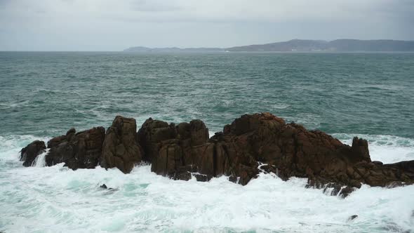Rocks and Ocean