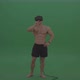 Green Screen Bodybuilder In VR Stock Footage  - VideoHive Item for Sale