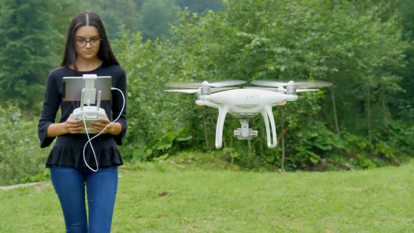  Drone Operator with Transmitter Remote Control 