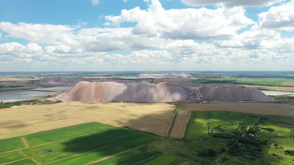 Mountains of Products for the Production of Potash Salt and Artificial Reservoirs