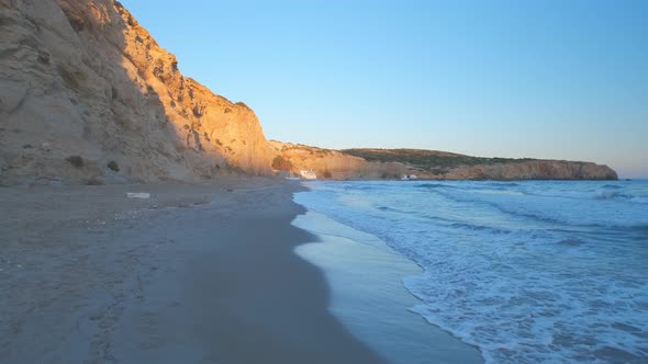 Fyriplaka Beach, Milos Island, Cyclades, Greece