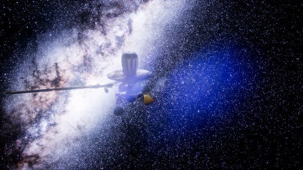 Galileo Spacecraft Orbiting Jupiter alt