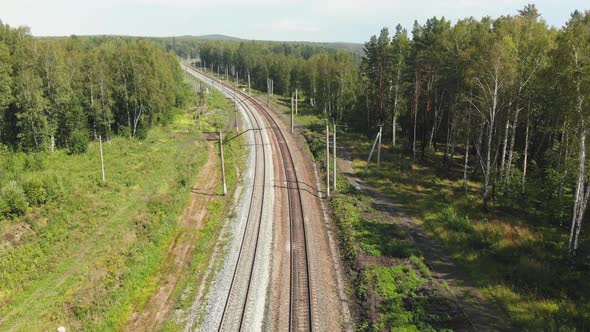 The TransSiberian Railway in Russia