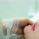 The Cosmetologist Makes Injections on the Client's Face in the Lip Area - VideoHive Item for Sale