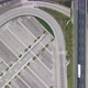 AERIAL MS Empty parking lot and highways amid Coronavirus pandemic / Florence, Tuscany, Italy - VideoHive Item for Sale