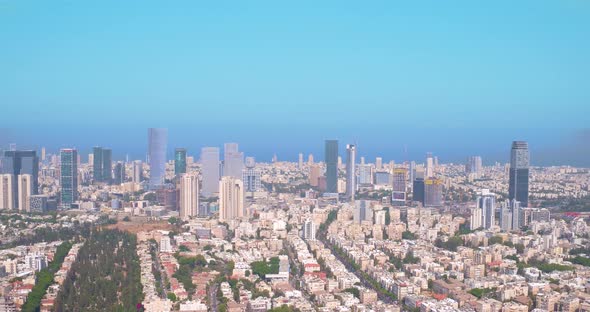 The Whole Tel Aviv Coastline from The Air