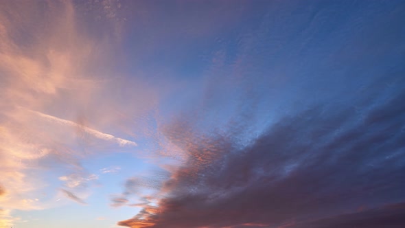 Clouds, timelapse, epic red sky, sunset