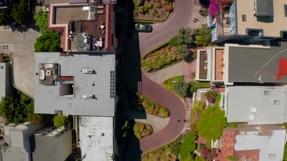 Beautiful Aerial View of the San Francisco USA