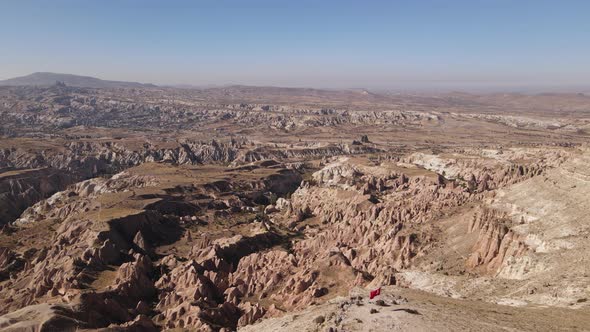 Aerial View Cappadocia Landscape