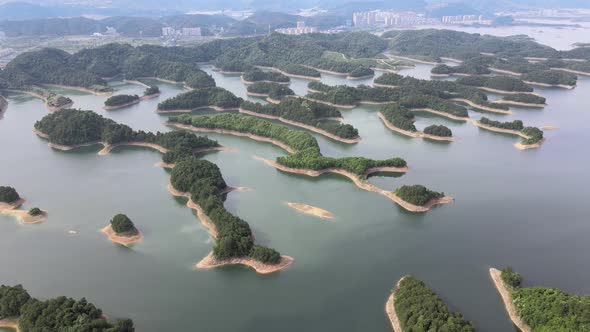 Aerial View of Thousand Island Lake