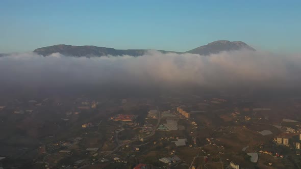 Clouds Over the City Aerial Videography