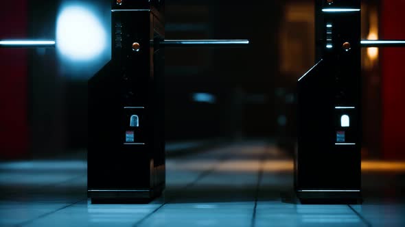 Empty Metro Station During the Coronavirus Covid19 Pandemic alt