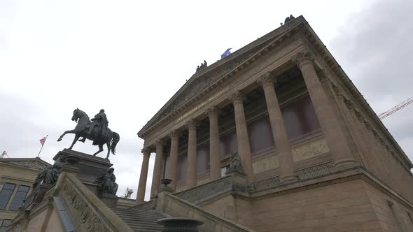 The statue of Frederick William IV in Berlin