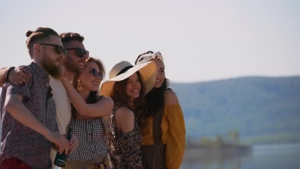 Friends Enjoying Time Outdoors