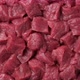 Raw meat. Chopped raw veal top view, rotation - VideoHive Item for Sale