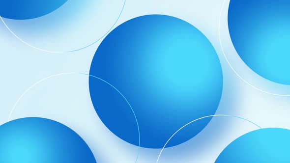 Flat style Gradient Balls background