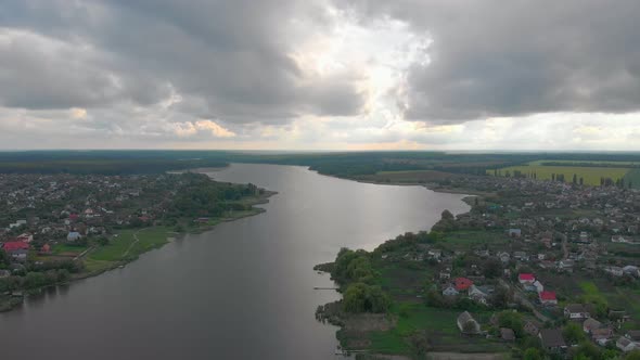 Village On The River Banks