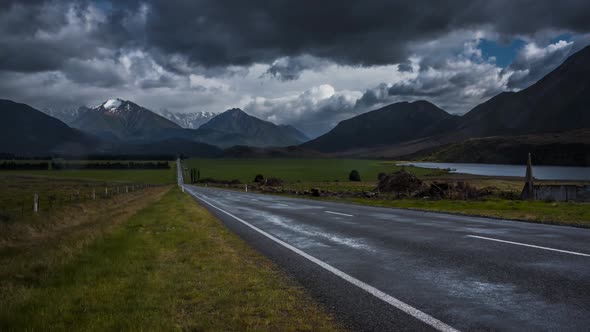 New Zealand Arthurs Pass timelapse