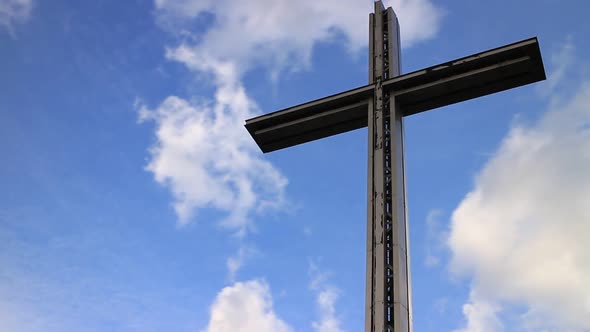 Big Cross Outdoor, Blue Sky