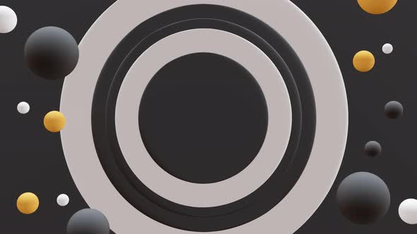 Looped Animation with Abstract Shapes