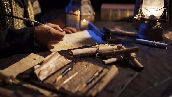 Historical manuscript letter. alt