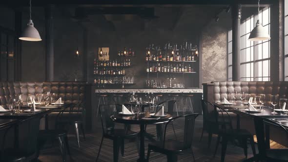 Vintage Bar Interior